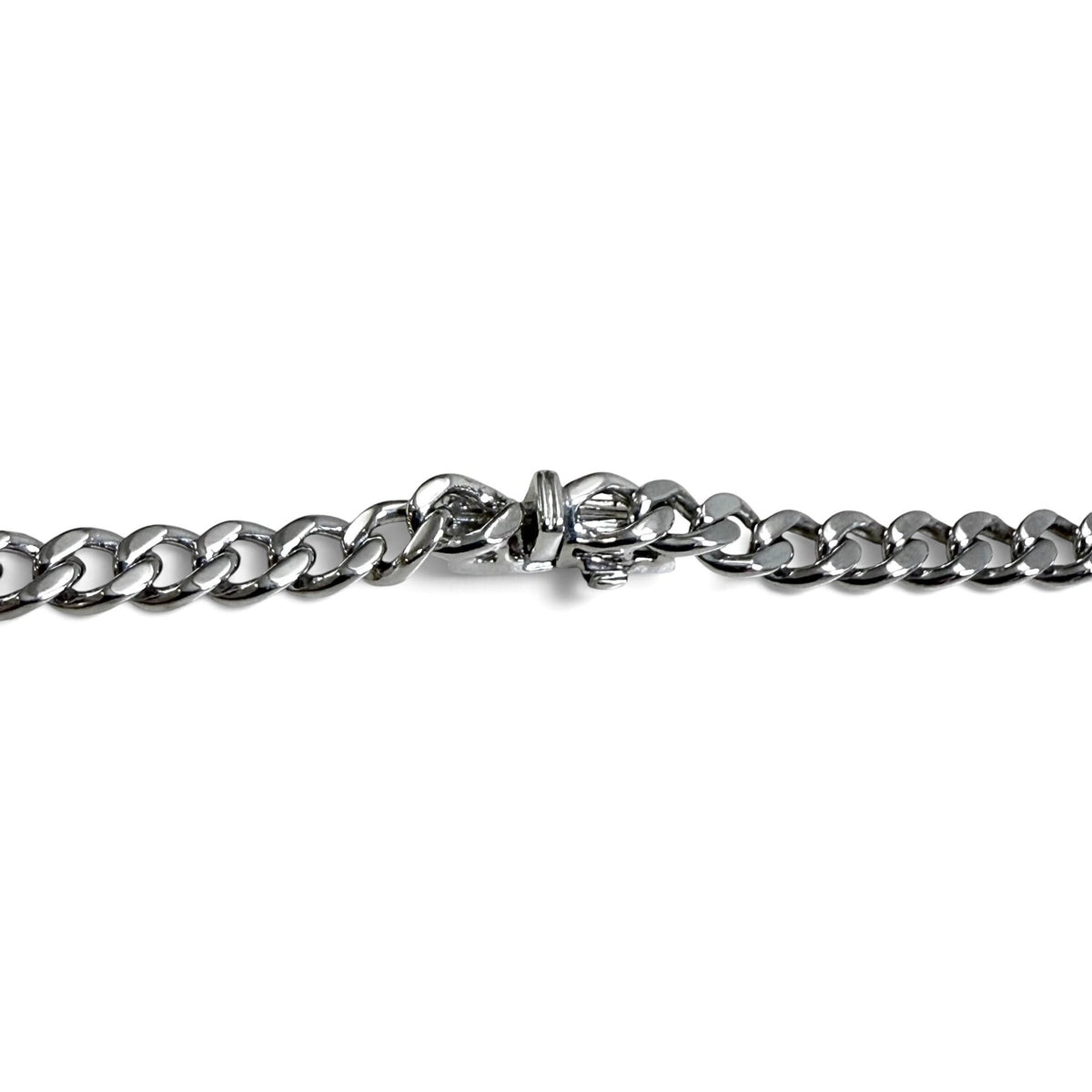 ZYDO Italy "Ti Adoro" 18K White Gold Diamond Cluster Halo Curb Chain Necklace - WeilJewelry