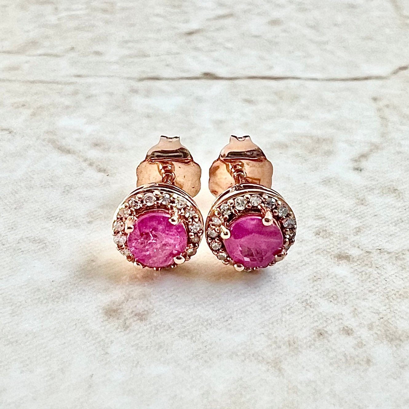 Diamond Mini Huggie with Ruby Heart Drop Earring | EF Collection — EF  Collection®