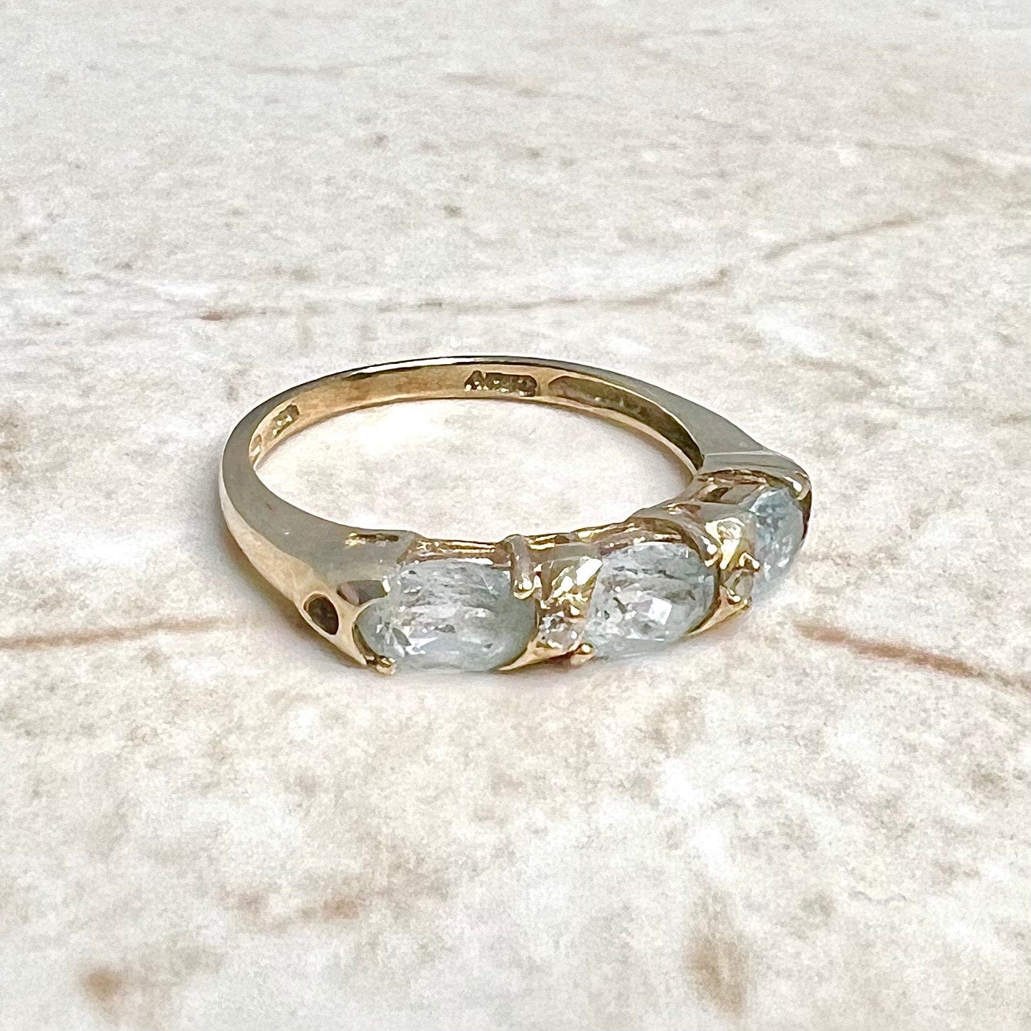 Large London Blue Topaz Oval Gemstone Ring – Madelynn Cassin Designs