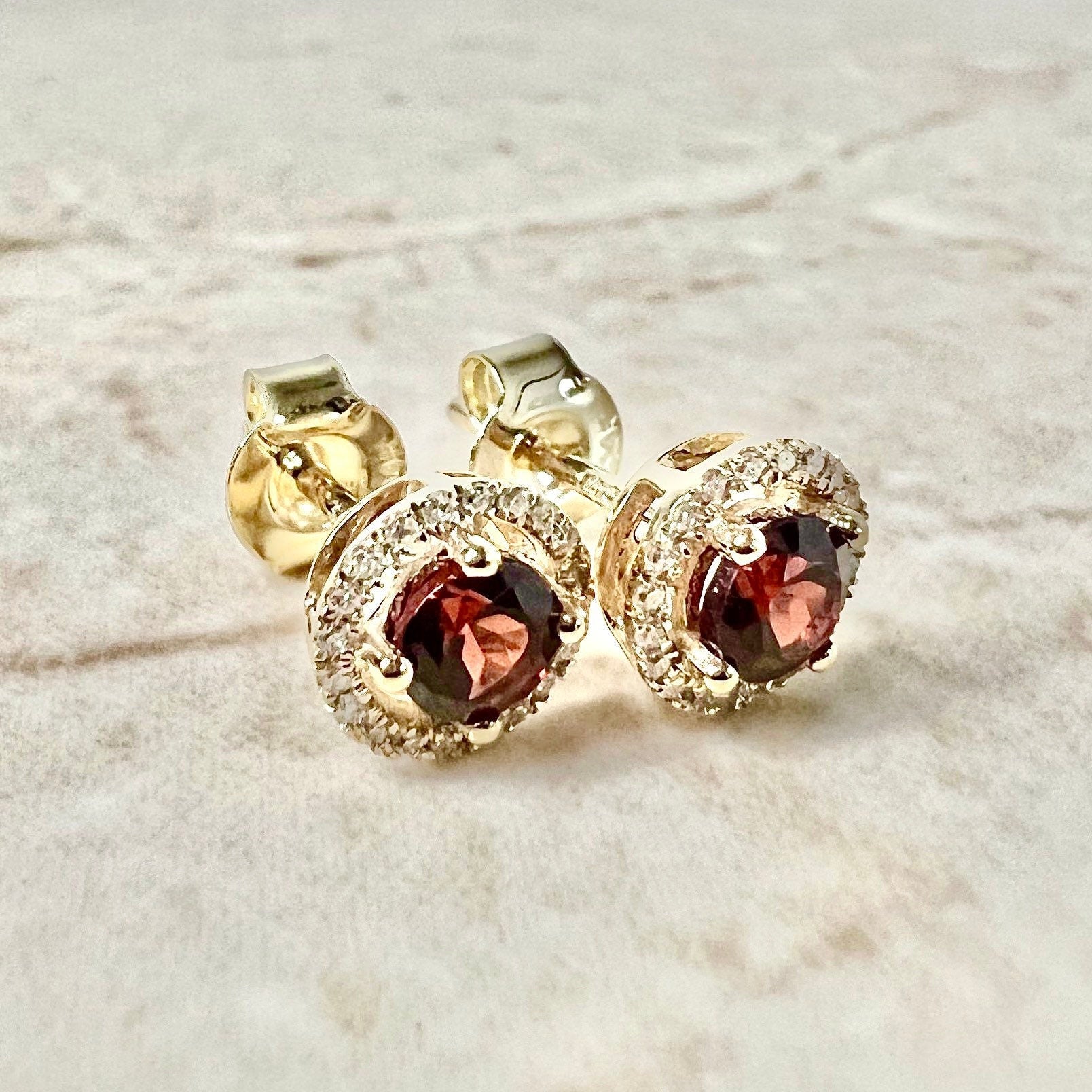 Beginnings January Birthstone Earrings