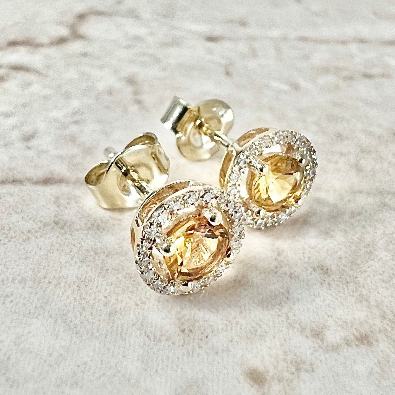 David Yurman Citrine and 18k Yellow Gold Earrings | Lumina Gem |  Wilmington, NC