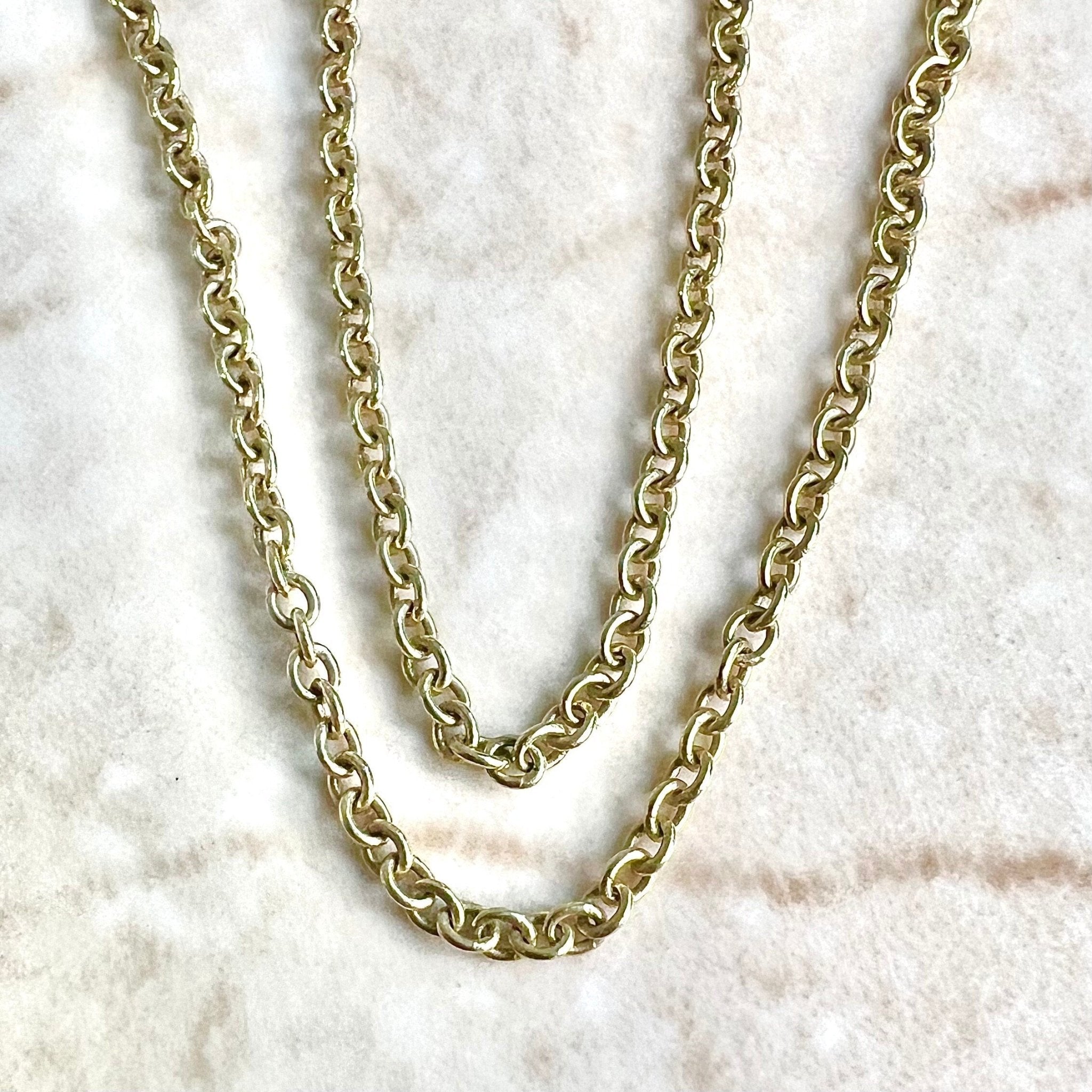 Buy 1.0mm 14K Solid Yellow Gold Chain Necklace Box Chain With Lobster Lock  16 24 Online in India - Etsy