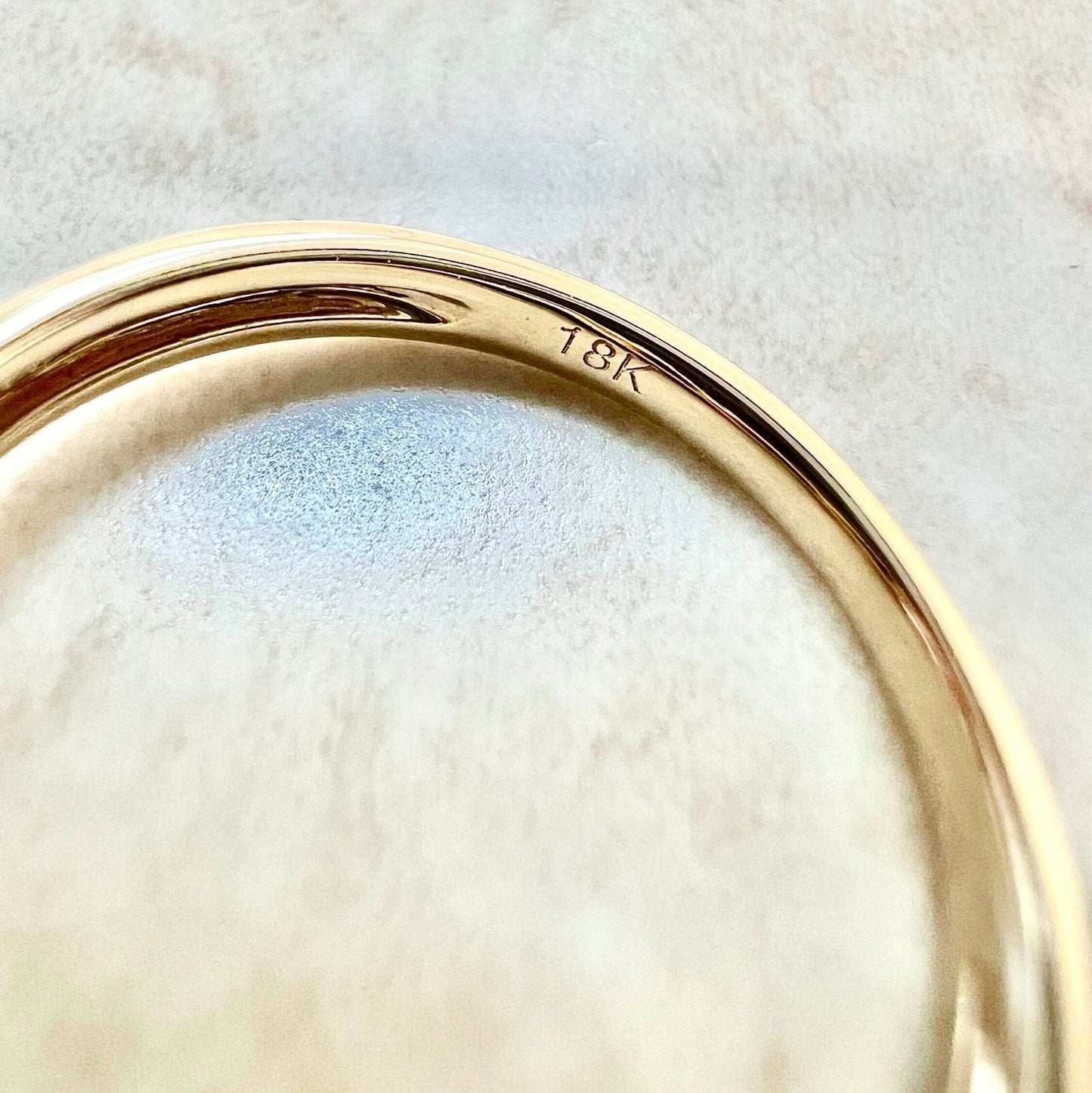 18K Aquamarine & Sapphire Ring  - Yellow Gold Aquamarine Ring - Three Stone Aquamarine Ring - Aquamarine Engagement Ring - Birthstone Rings
