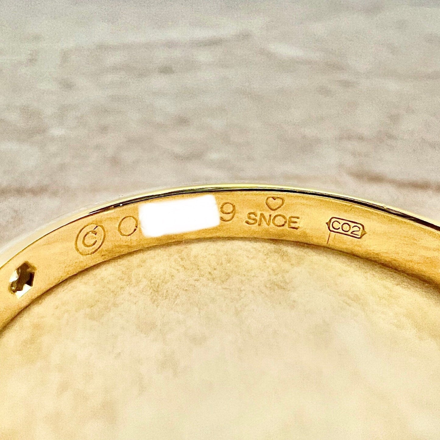 2.5 mm Cartier 1895 18 Karat Yellow Gold Diamond Wedding Band - WeilJewelry