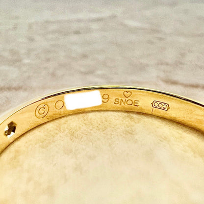 2.5 mm Cartier 1895 18 Karat Yellow Gold Diamond Wedding Band - WeilJewelry