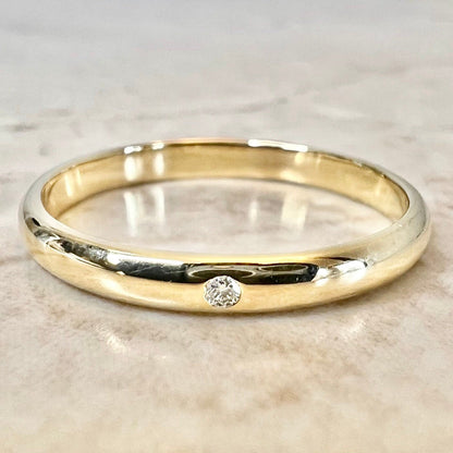 2.5 mm Cartier 1895 18 Karat Yellow Gold Diamond Wedding Band - WeilJewelry