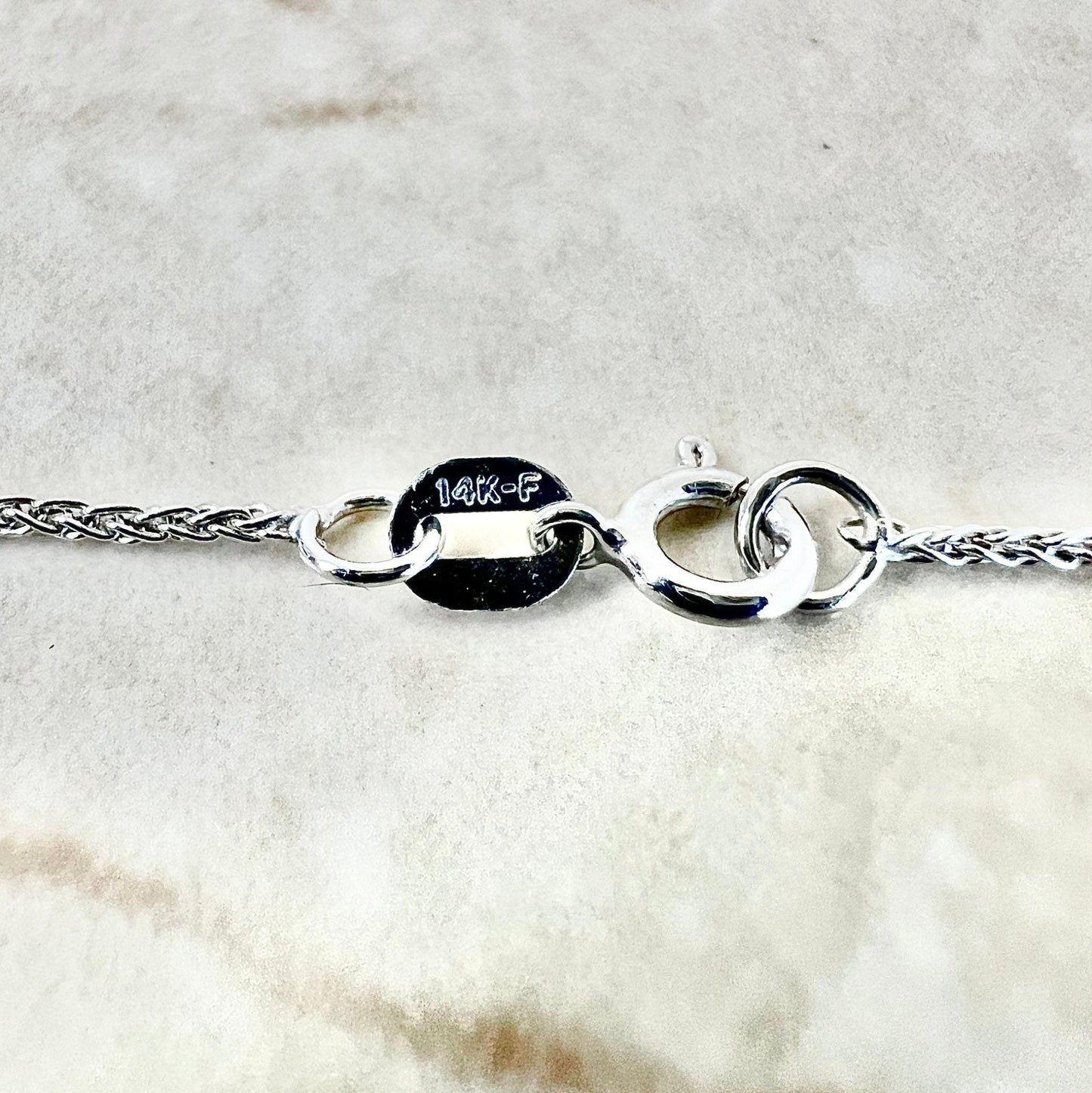 Fine 14K Sapphire & Diamond 3 Stone Pendant Necklace - Sapphire Necklace - Birthday Gift - April September Birthstone Best Gifts For Her