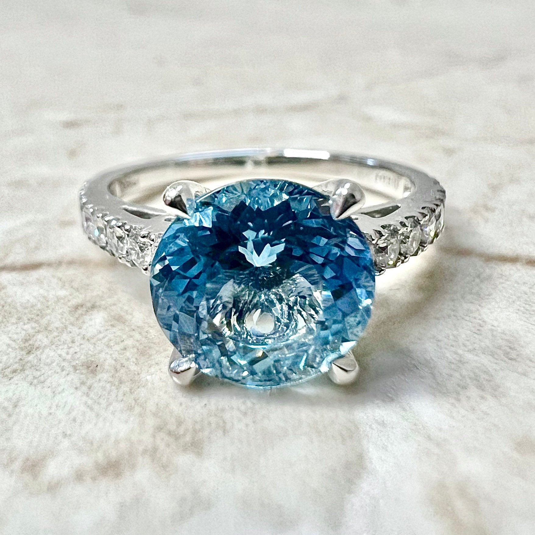 Santa maria aquamarine sale ring for sale