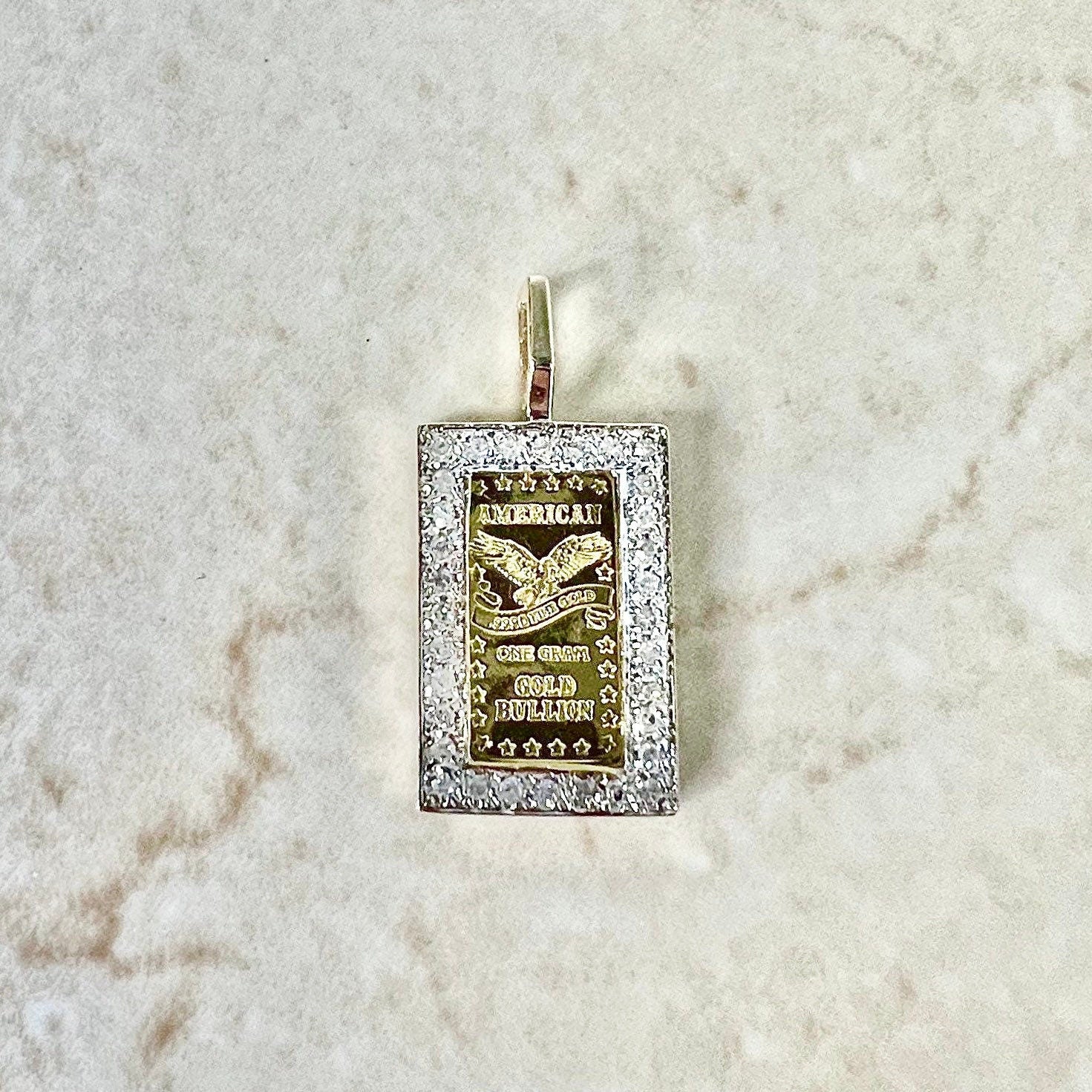 American gold bullion on sale pendant