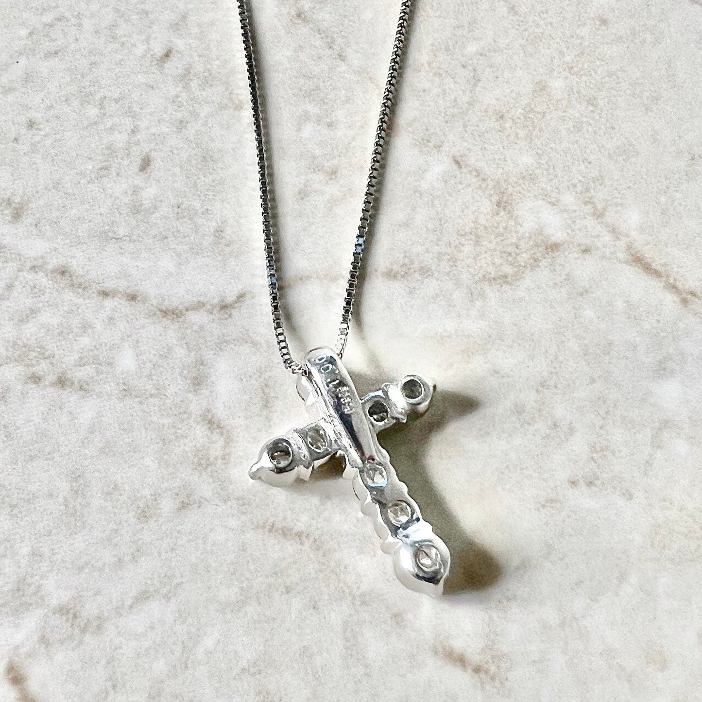 Platinum Diamond Cross Pendant Necklace 1 CTTW - Platinum Diamond Pendant - Platinum Diamond Necklace - Religious Jewelry - Gifts For Her