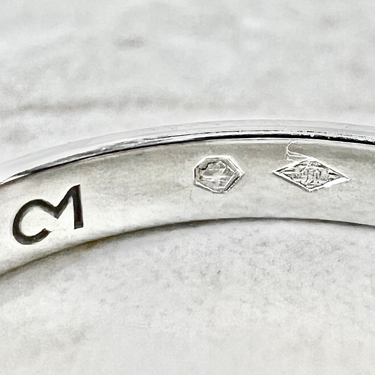 Cartier 1895 Wedding Band 2.5 mm - Platinum Cartier Band Ring - Cartier Wedding Ring - Anniversary Ring - Size 5.75 US / 51 FR