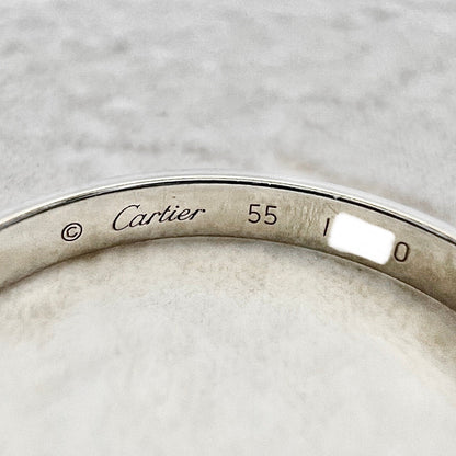 Cartier 1895 Wedding Band 2.5 mm - Platinum Cartier Band Ring - Cartier Wedding Ring - Anniversary Ring - Size 7.25 US / 55 FR