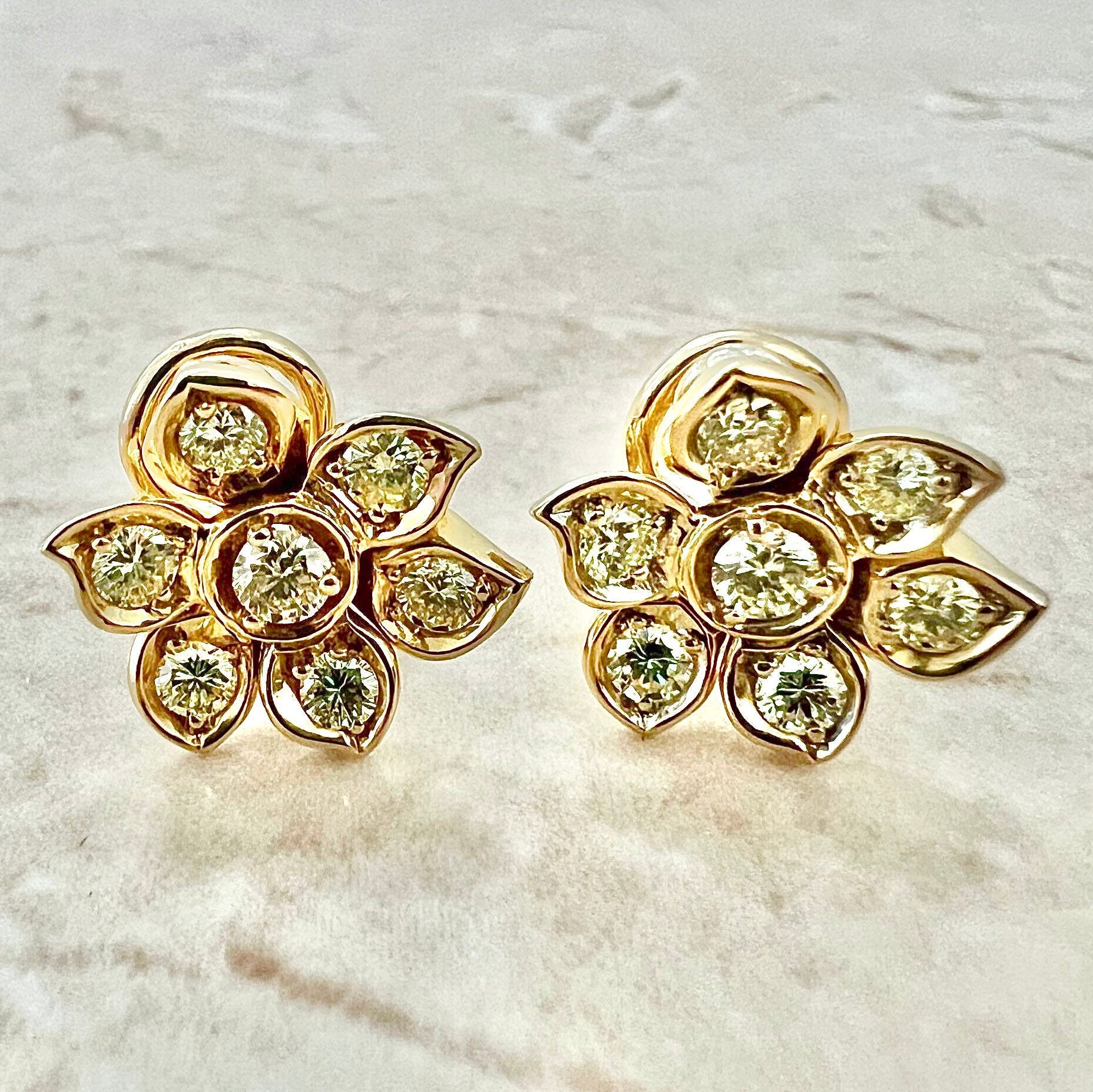 Yellow Flower Earrings – NOVEMBER28