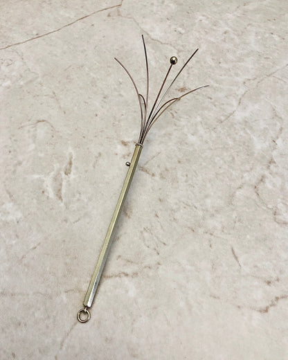 Very Rare Vintage Art Deco 18K Gold Champagne Swizzle Stick By Asprey London - Yellow Gold - Best Gifts - Birthday Gift - Anniversary Gift