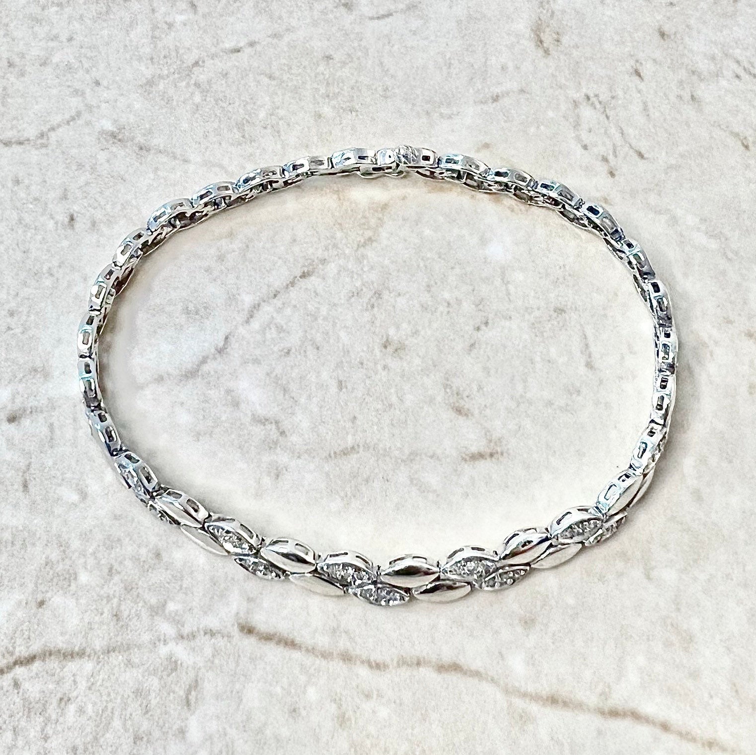 White Gold Cable Chain Bracelet Delicate Large Link Solid 14k White Gold  Bracelet Open Drawn Cable 14k White Gold Bracelet - Etsy