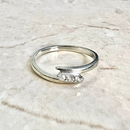 14K 3 Stone Diamond Ring - White Gold Three Stone Ring - Wedding Ring - Anniversary Ring - Promise Ring - Birthday Gift - Best Gifts For Her