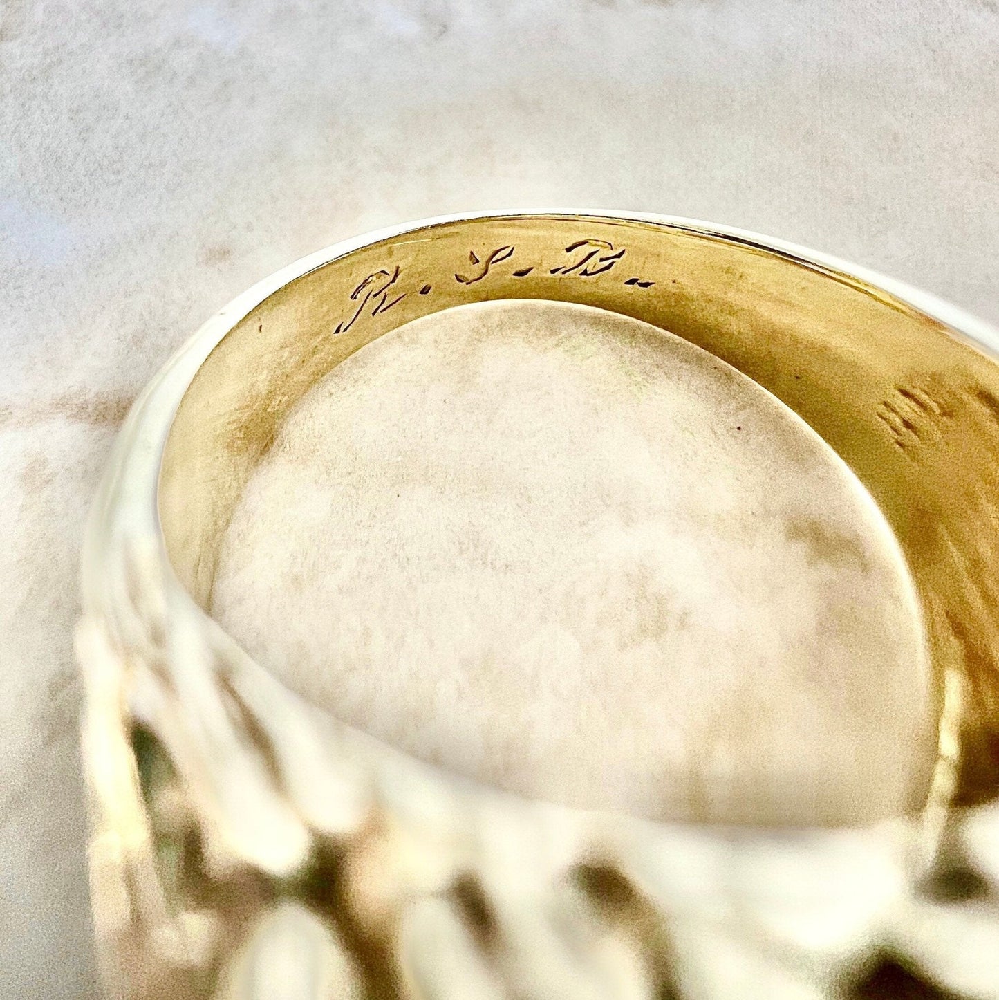 Vintage 14 Karat Yellow Gold 0.55 Carat Round Diamond Solitaire Ring - WeilJewelry