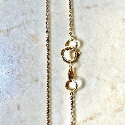 Vintage 14K Yellow Gold Cable Chain - 18” Gold Chain - Yellow Gold Necklace - Gold Chain Necklace - Best Gifts For Her - Best Holiday Gifts
