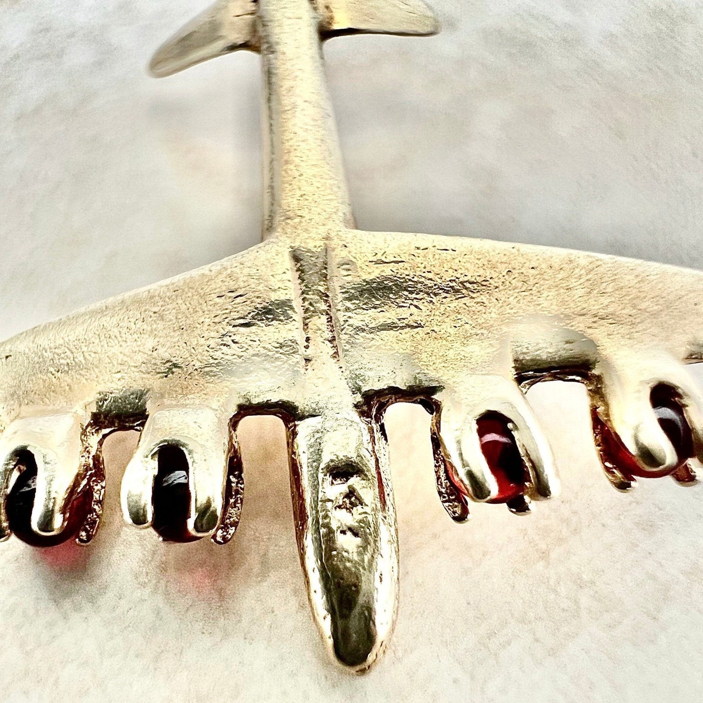 Vintage 14 Karat Yellow Gold Airplane Charm - WeilJewelry