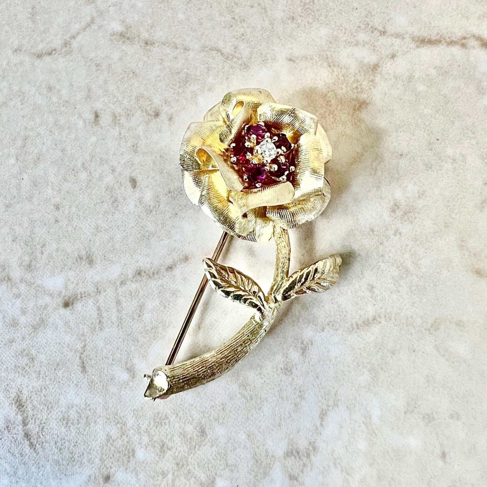Vintage Bsk Pastel & Pearl Rhinestone Flower Brooch Pin