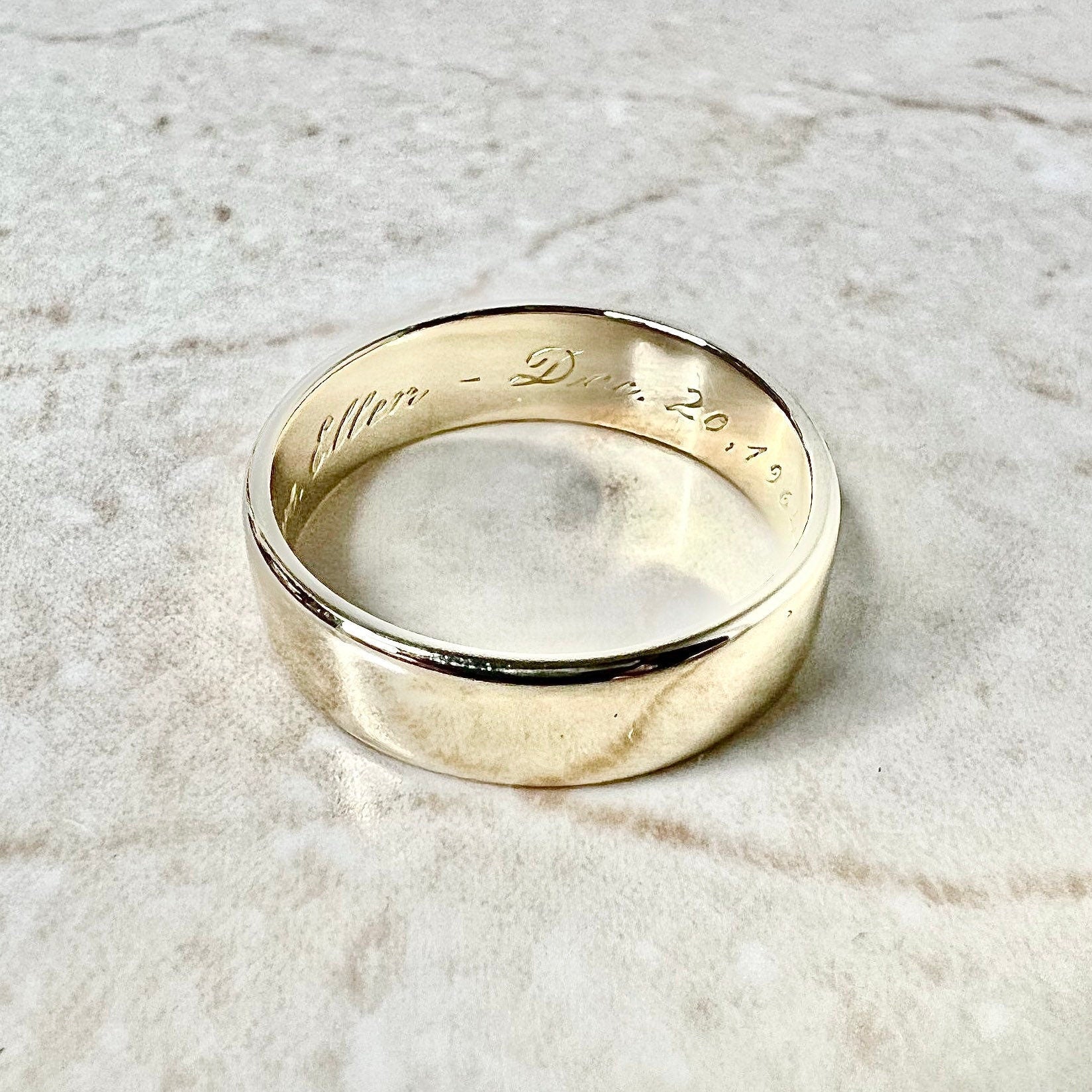 Tri Color Wedding Bands In 14K Solid Gold, Couples Matching Ring, Matc –  JewelryByTm