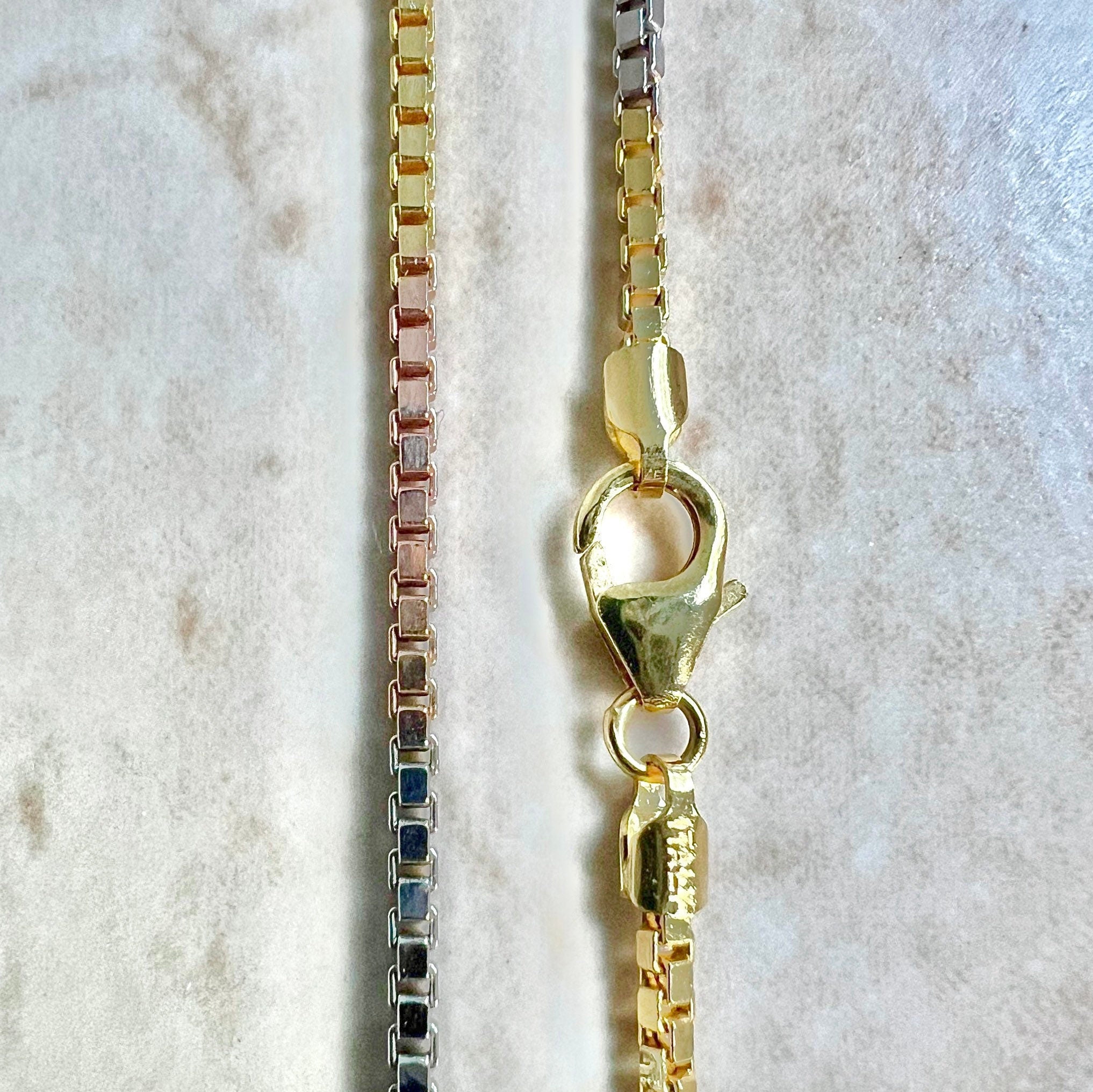3 tone 22kt Gold Necklace Set | Raj Jewels